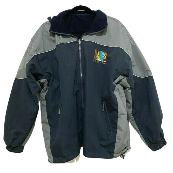 Find Your Park Statue of Liberty Reversible Jacket 2X to 3X Blue